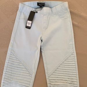 Light Blue Pants Stretch Jeans for Women Small